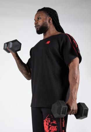 Gorilla Wear Футболка Buffalo Old School Workout Top  Black/Red