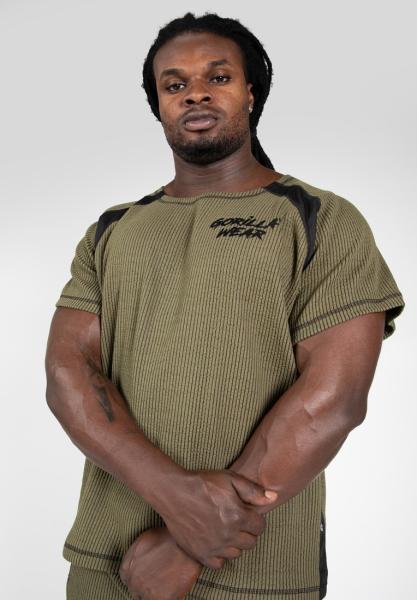 Gorilla Wear  Augustine Old School Out Top Army Green
