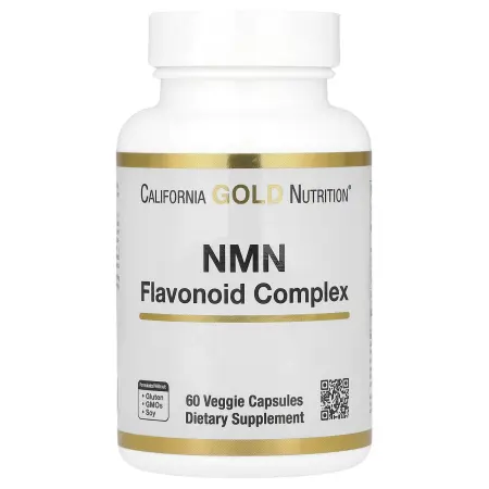 California Gold Nutrition, комплекс флавоноидов с NMN, апигенином и дигидрокверцетином, 60 раститель California Gold Nutrition, комплекс флавоноидов с NMN, апигенином и дигидрокверцетином, 60 раститель