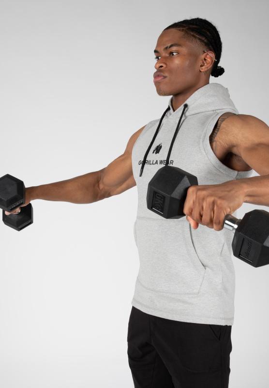 Gorilla Wear Безрукавка Lincoln Sleeveless Hoodie Gray