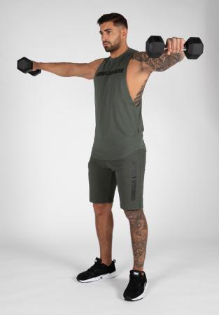 Gorilla Wear Безрукавка Milo Drop Armhole Tank Top  Green