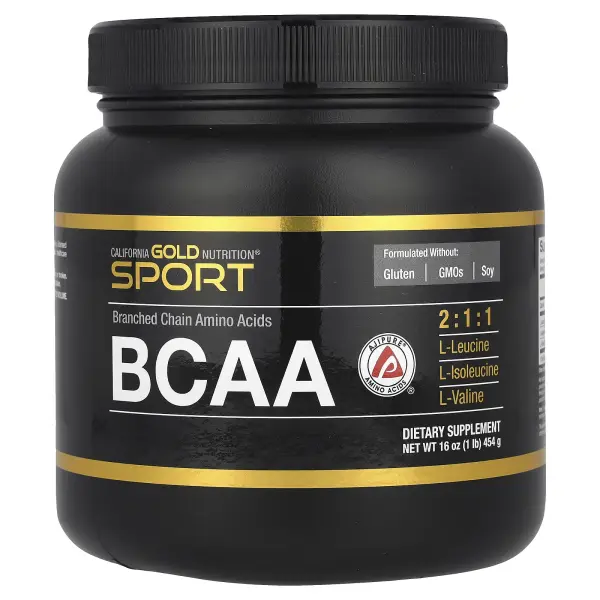 California Gold Nutrition BCAA Powder 2:1:1 AjiPure® 450 g