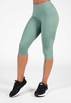 Gorilla Wear Женские леггинсы Monroe Cropped Leggings Green