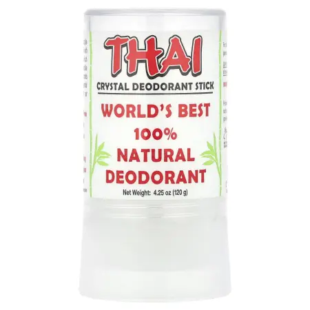 Thai Deodorant Stone, Thai Crystal Deodorant-стик, тайский кристалл, 120 г (4,25 унции)