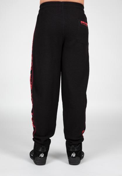 Gorilla Wear  Buffalo Old School Workout Pants Black/Red