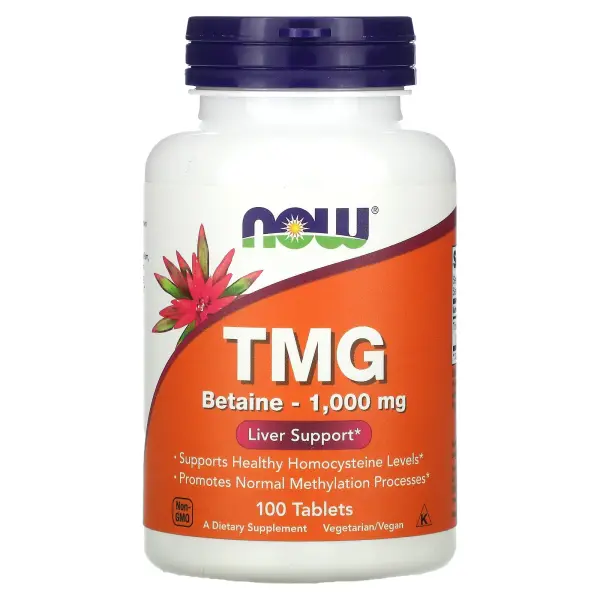 NOW Foods TMG 1000 мг 100 таблеток