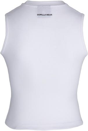 Gorilla Wear Женская Безрукавка Livonia Crop Top - White
