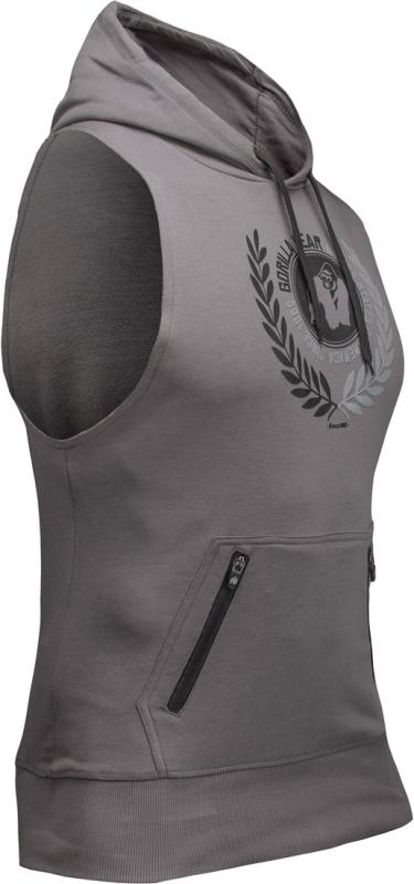 Gorilla Wear Безрукавка Manti Sleeveless Hoodie Gray 