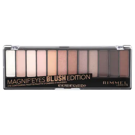 Rimmel London, Magnif'Eyes, палитра для контурирования глаз, оттенок 002 румян, 14,2 г (0,5 унции)