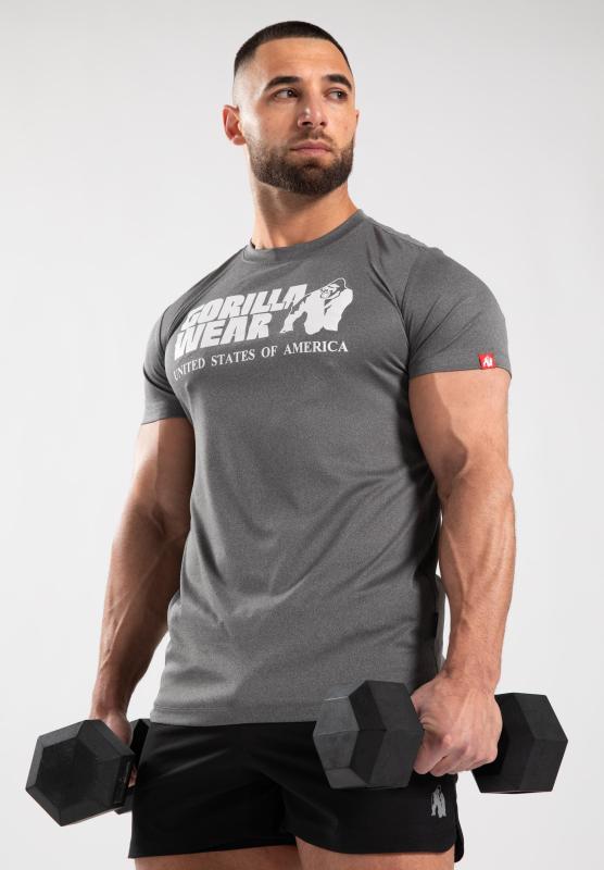 Gorilla Wear Футболка Classic Training T-Shirt - Gray Melange