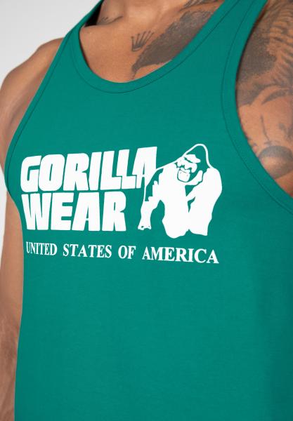 Gorilla Wear  Classic Tank Top Teal Green