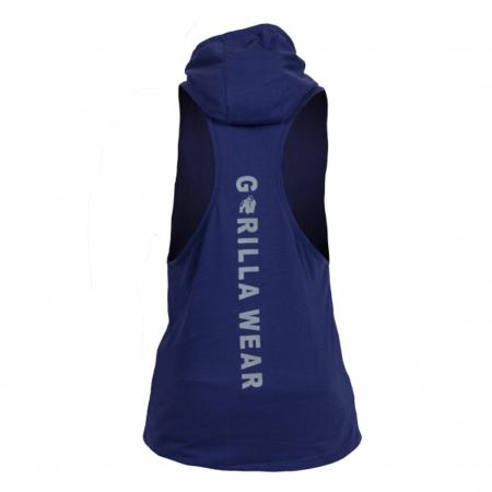 Gorilla Wear Безрукавка Lawrence Hooded Tank Top Navy