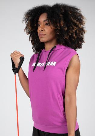 Gorilla Wear Женская Безрукавка Virginia Sleeveless Hoodie - Fuchsia