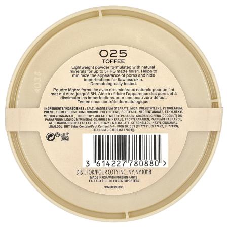 Rimmel London, Stay Matte, Lightweight-Mattifying Powder, 025 Toffee, 0.49 oz (14 g)