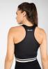 Gorilla Wear Женский Топ Mesa Zip Front Crop Top - Black