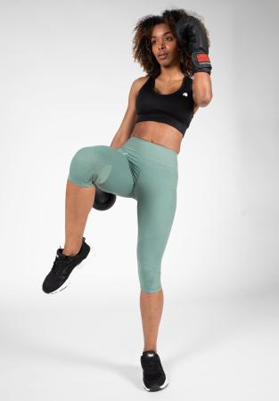 Gorilla Wear Женские леггинсы Monroe Cropped Leggings Green