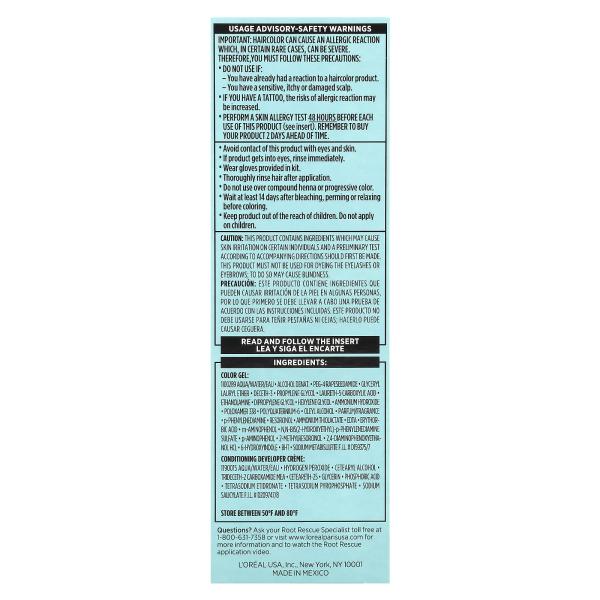 L'Oréal, Magic Root Rescue, 10-минутный набор для окрашивания корней, 5 оттенков коричневого, 1 нане