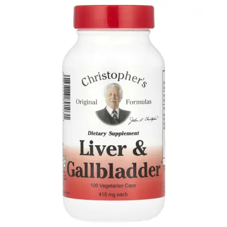 Christopher's Original Formulas, печень и желчный пузырь, 415 мг, 100 вегетарианских капсул
