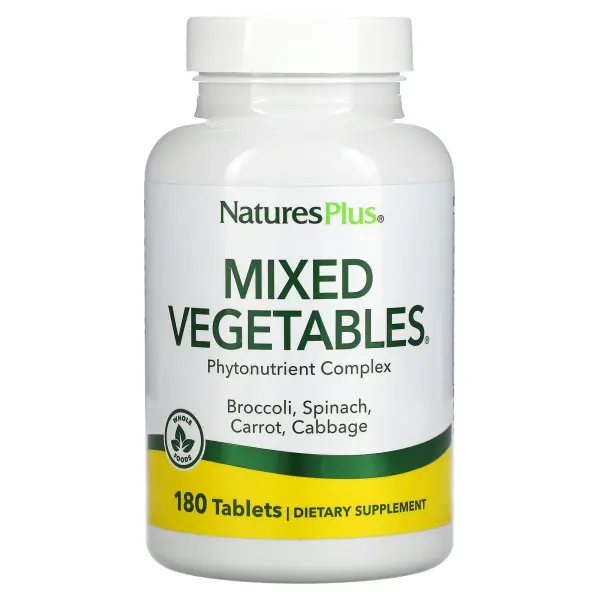 NaturesPlus, Mixed Vegetables, 180 
