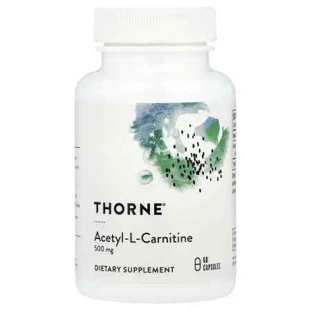 Thorne, Carnityl, ацетил-L-карнитин, 60 капсул – оригинальная продукция AthleticFuel