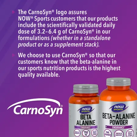 NOW Foods Sports Бета-аланин 750 мг 120 капсул