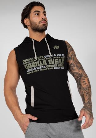 Gorilla Wear Безрукавка Melbourne Sleeveless Hooded T-shirt Black