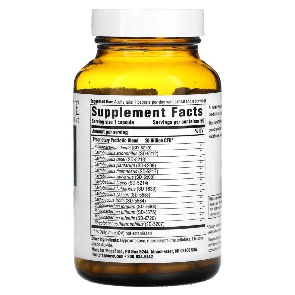 Innate Response Formulas, Flora 20-14, повышенной силы действия, 60 капсул