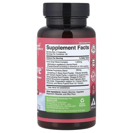 Nature's Craft, G-Curve, 60 капсул