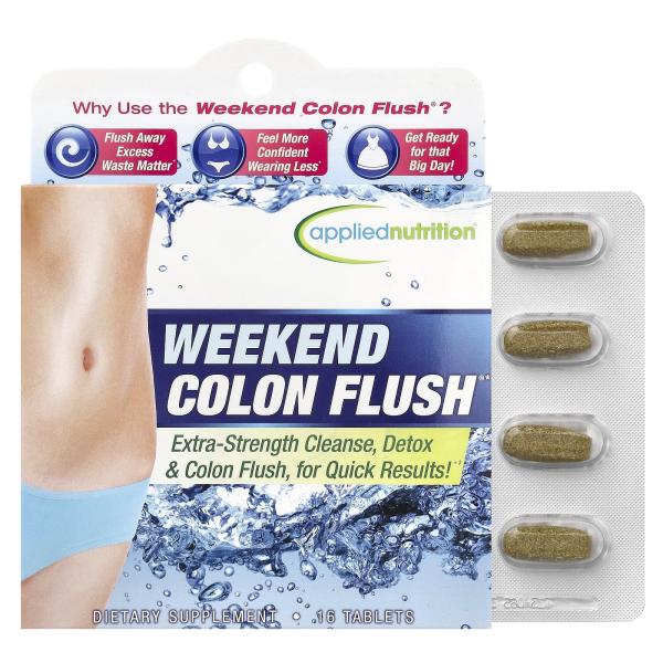 Applied Nutrition, Weekend Colon Flush®, добавка для очищения кишечника, 16 таблеток