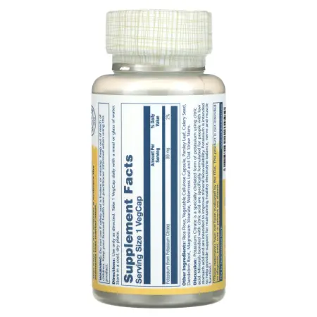 Solaray, Цитрат калия, 99 мг, 60 вегетарианских капсул – оригинальная продукция AthleticFuel