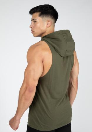 Gorilla Wear Безрукавка Rogers Hooded Tank Top Army Green