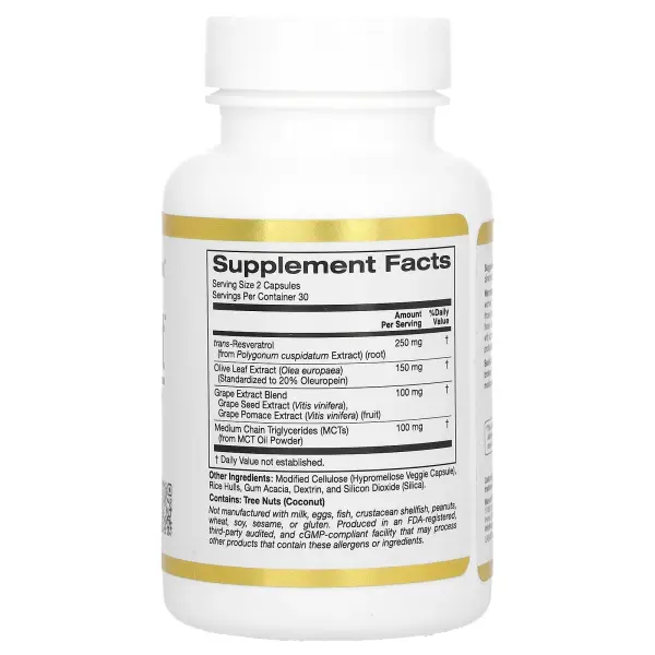 California Gold Nutrition, Blue Zone Boost, 60 растительных капсул