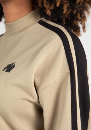 Gorilla Wear Женская кофта Isabella Sweatshirt Dress - Beige