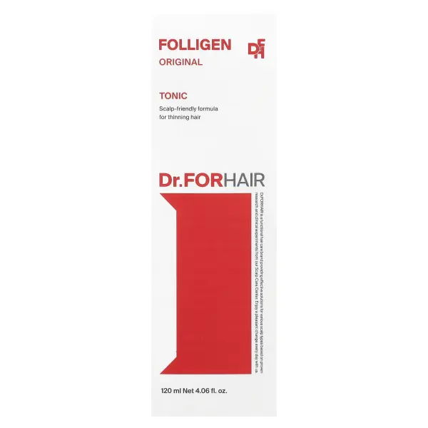 Dr.ForHair, Folligen, тоник, оригинальный вкус, 120 мл (4,06 жидк. унции)