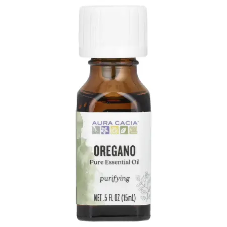 Aura Cacia чистое эфирное масло орегано15 мл (0,5 жидк. унции)