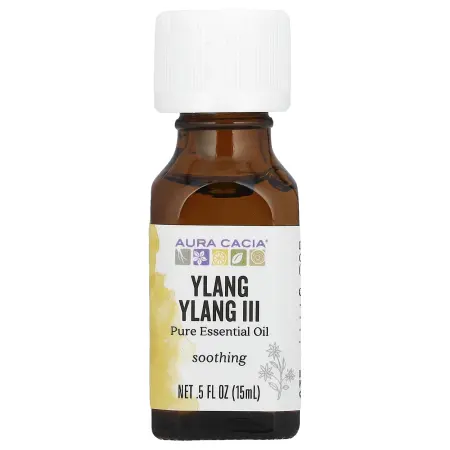 Aura Cacia, Чистое эфирное масло, Иланг-иланг III, 15 мл (0,5 жидкой унции)