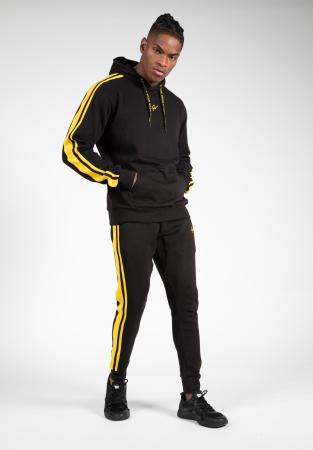 Gorilla Wear Кофта Banks Oversized Hoodie Black/Yellow