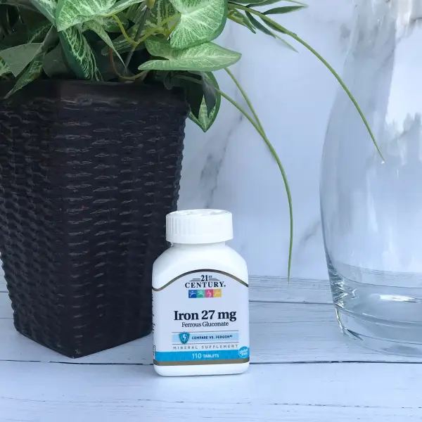 21st Century, Высокоэффективное железо, 27 мг, 110 таблеток