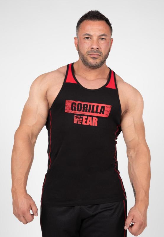 Gorilla Wear Майка Wallace Tank Top - Black/Red