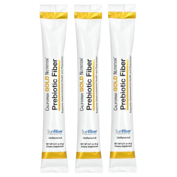 California Gold Nutrition, пребиотическая клетчатка, 3 пакетика, по 6 г (0,21 унции)