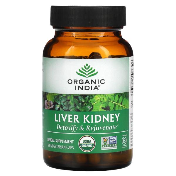 Organic India, Liver Kidney, 90  