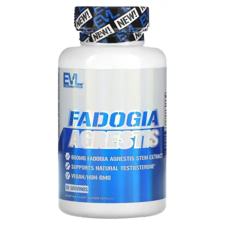EVLution Nutrition, Fadogia Agrestis, 30 растительных капсул – оригинальная продукция AthleticFuel