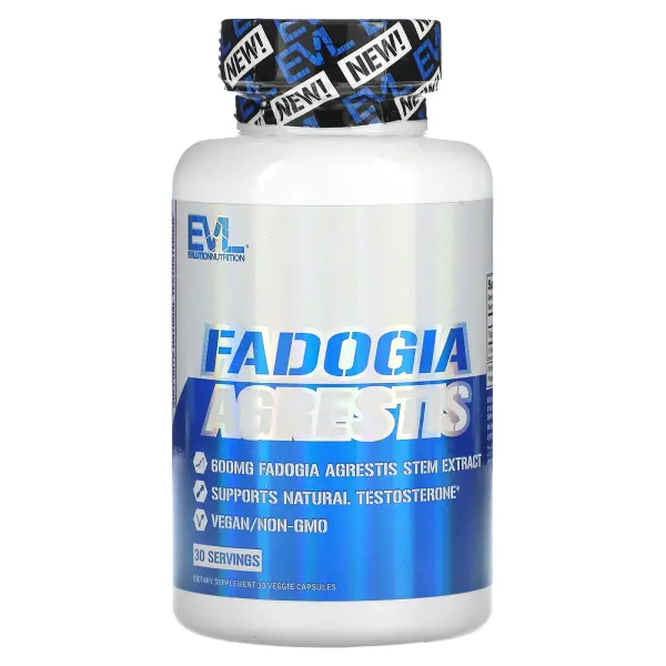 EVLution Nutrition, Fadogia Agrestis, 30 растительных капсул – оригинальная продукция AthleticFuel