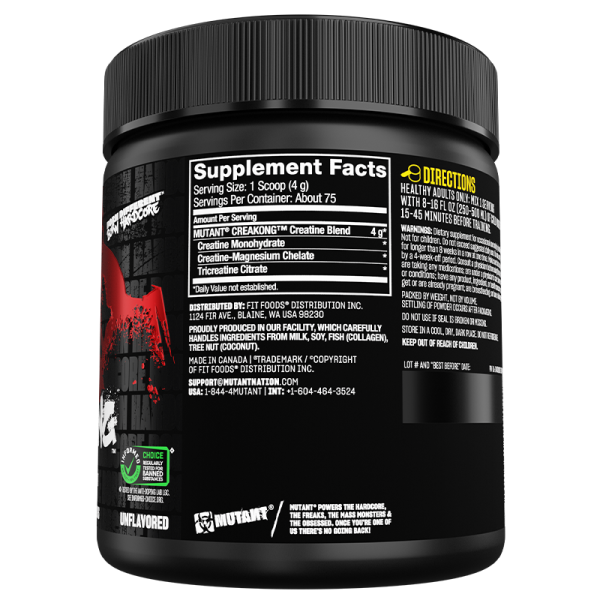 Mutant Creakong Креатиновый комплекс 300 грамм – оригинальная продукция AthleticFuel