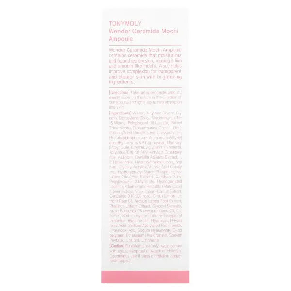 TonyMoly, Wonder, Ceramide Mochi, ампула, 100 мл (3,38 жидк. унц.)