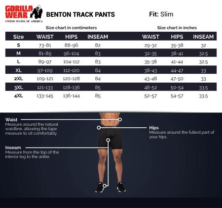 Gorilla Wear Штаны Benton Track Pants Gray