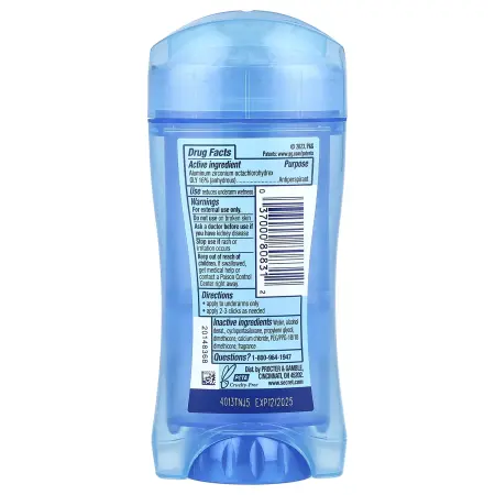 Secret, Outlast, прозрачный дезодорант-гель без отдушки, действующий 48 часов, 73 г (2,6 унций)