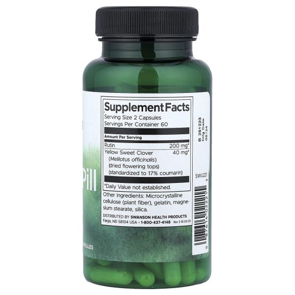 Swanson, Water Pill, формула 2-в-1, 120 капсул