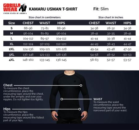 Gorilla Wear Футболка Kamaru Usman T-shirt Black