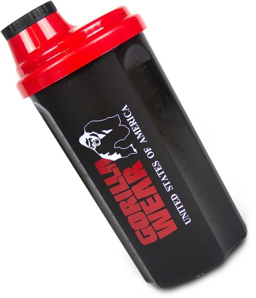 Gorilla Wear  Shaker 700ML - Black/Red